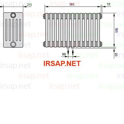 Радиатор IRSAP Tesi 60565/13 T50 CL 01